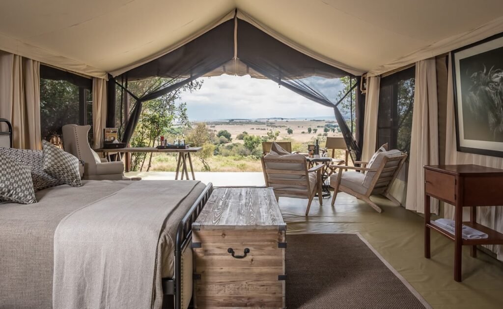 Luxury tent in Masai Mara