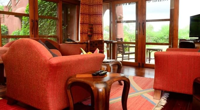 Amboseli Serena lounge